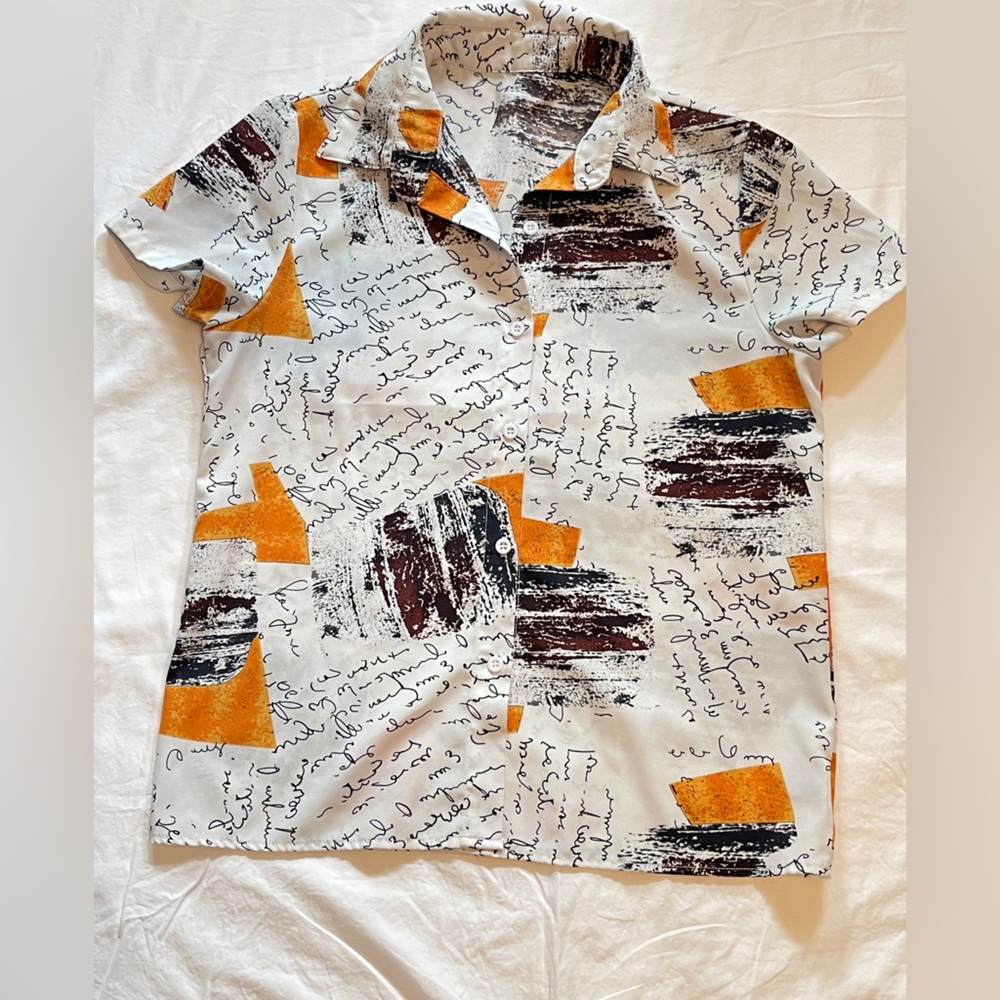EUC Abstract Print Ladies Shirt